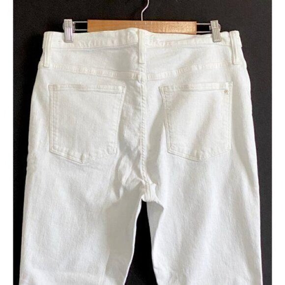 Madewell jeans white 10" High-Rise Skinny Jean size 32 - Picture 7 of 14